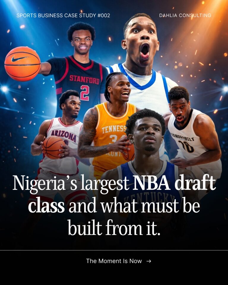 Nigeria Just Made NBA History. Now Comes the Part That Actually Matters.