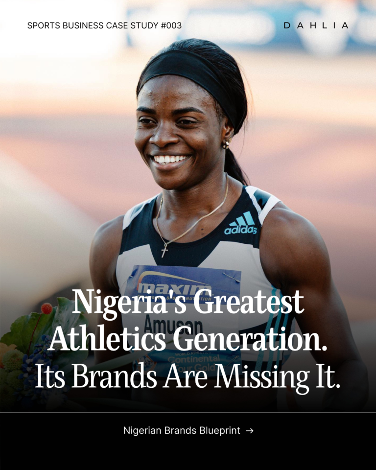 Nigeria’s Greatest Athletics Generation. Its Brands Are Missing It.